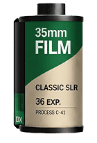 Classic SLR film canister
